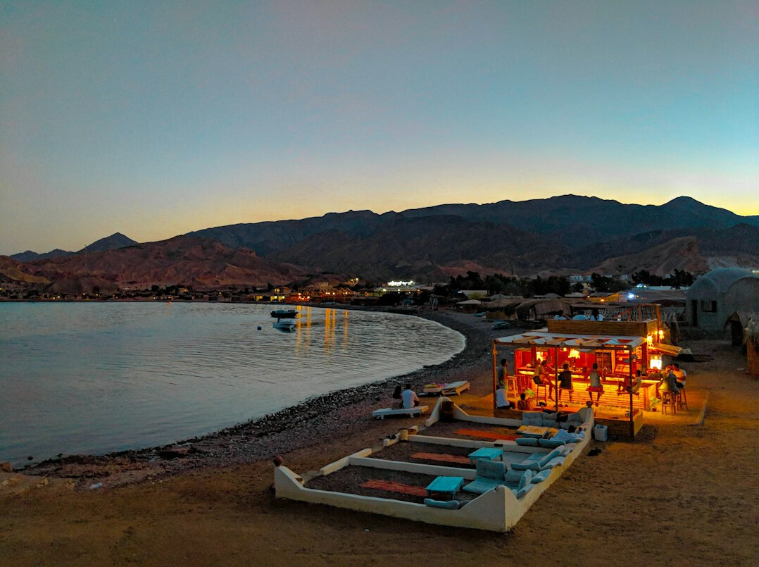 egypt beach sunset